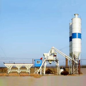 High-Efficiency Automatic Concrete Mixing Plant for Ready Mix Production