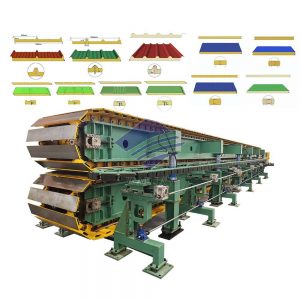 Fully Automatic PU Sandwich Panel Production Line with PLC Control